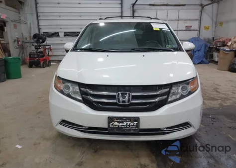 2015 Honda Odyssey Ex-L from USA, damaged, VIN 5FNRL5H63FB107784